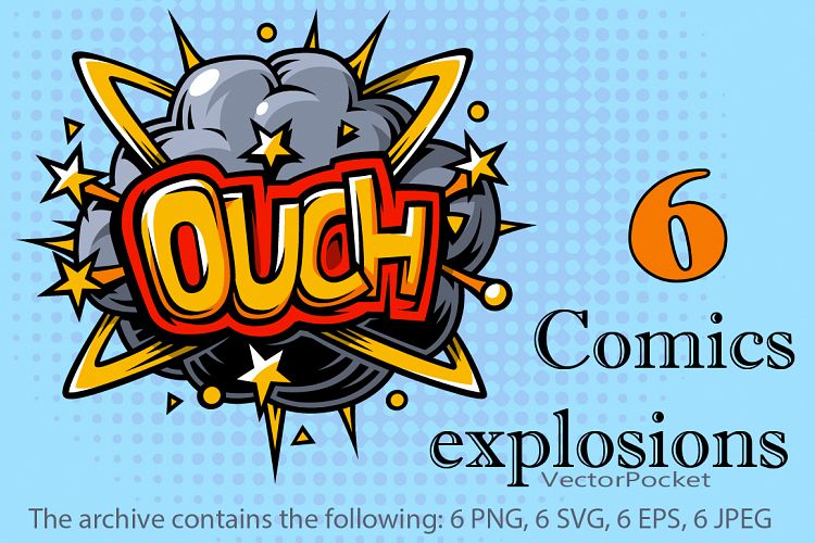 Cool comics explosions