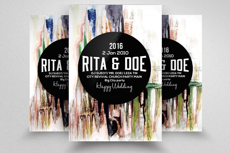 Wedding Invitation Flyer