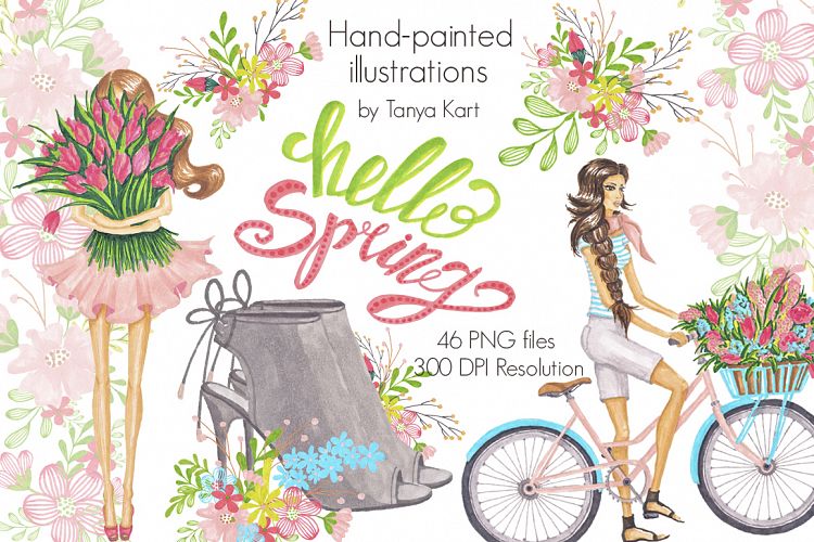 Hello Spring Hand Painted Collection
