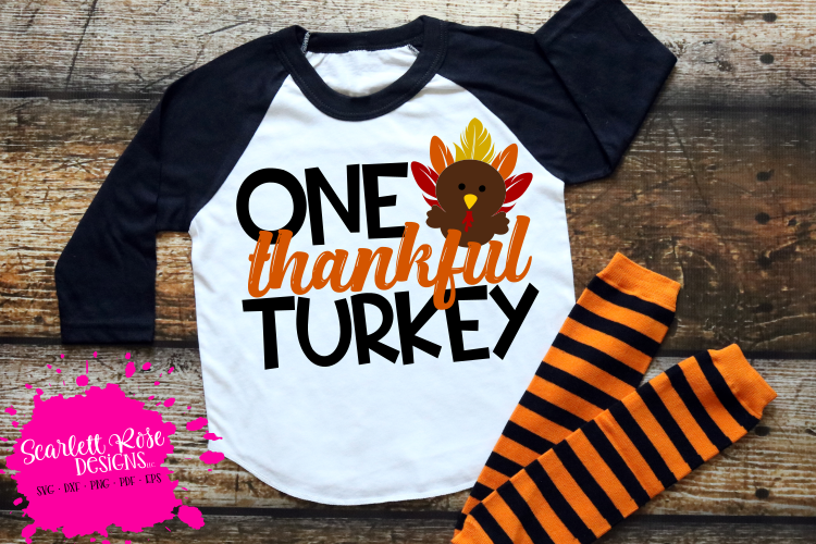 One Thankful Turkey SVG