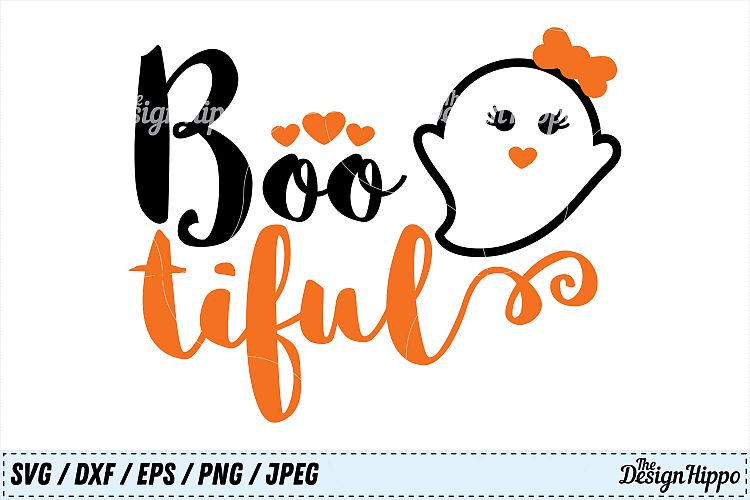 Bootiful SVG, Boo tiful SVG, Halloween SVG, Boo SVG, Bow SVG