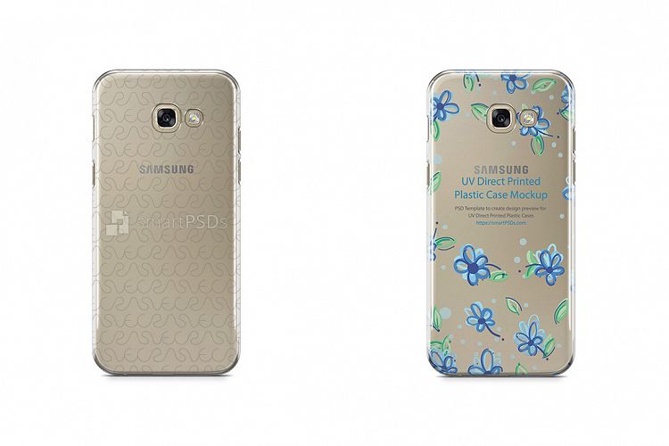 Samsung Galaxy A5 2017- UV PC Clear Mobile Case Design Mockup 2017 example image 1