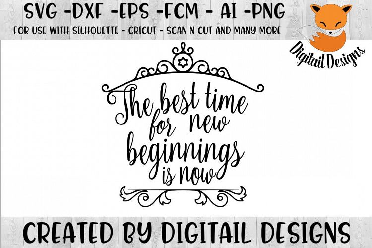 New Beginnings SVG - png - eps - dxf - ai - fcm -