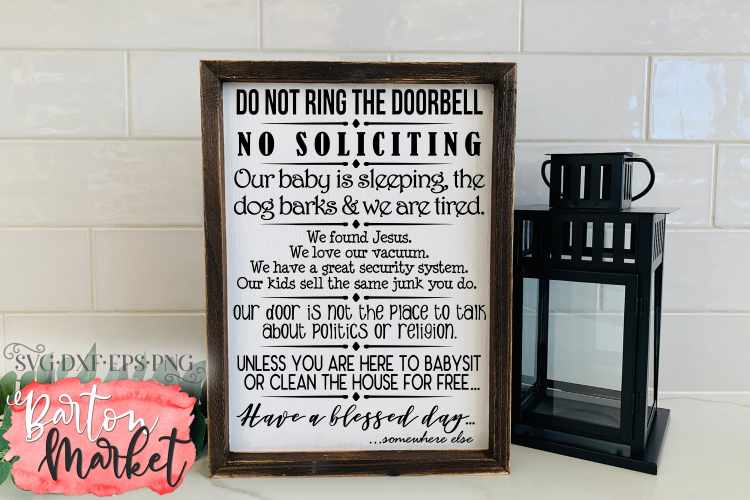 Do Not Ring The Doorbell for Crafters example image 1