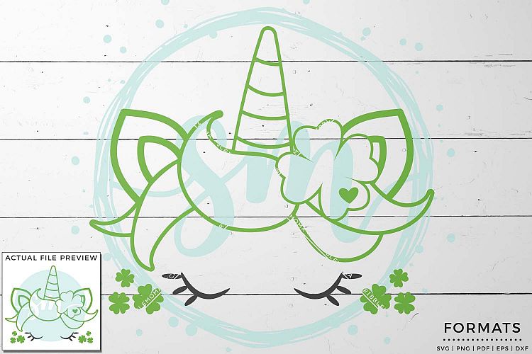 Download Unicorn Face St Patrick Svg Files For Cricut 51026 Svgs Design Bundles