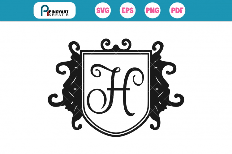 Monogram Frame svg, Monogram svg, Monogram Graphics