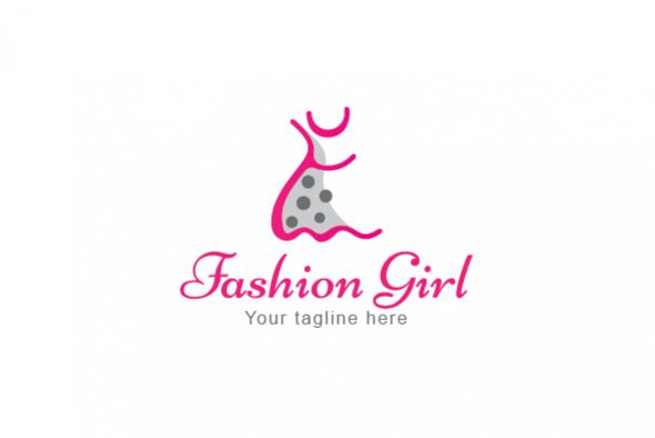 Fashion Girl - Creative Trendy Frock Abstract Graphic example image 1