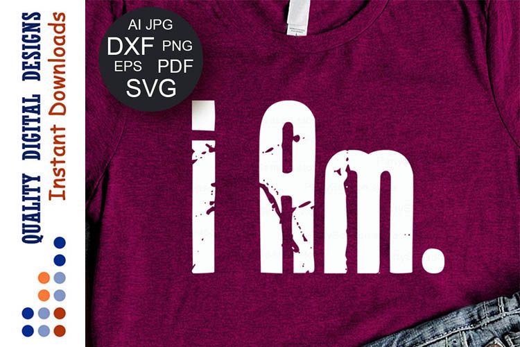 Bible verse svg I AM Religious svg Jesus svg Christian