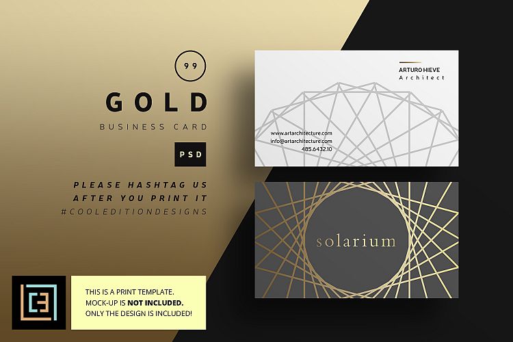 Gold Business Card - BC099