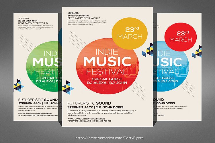 Modern Beats Flyer Template