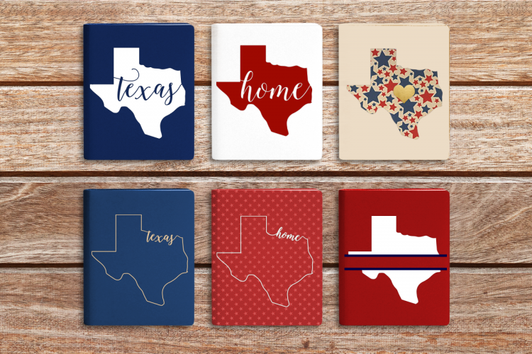 State of Texas SVG File Cutting Template