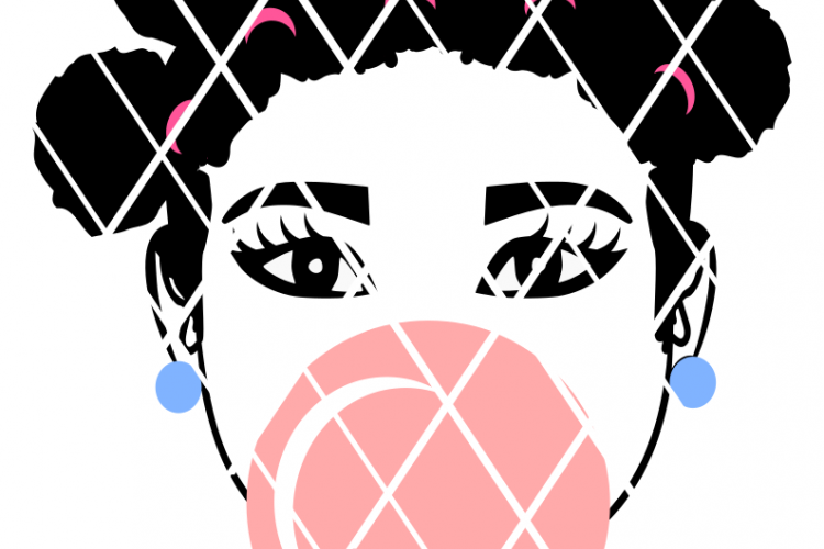 Bantu Knots svg,Afro Puffs svg,DXF,PNG, Blowing Bubble svg