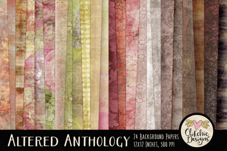 Altered Anthology Shabby Decorative Background Textures