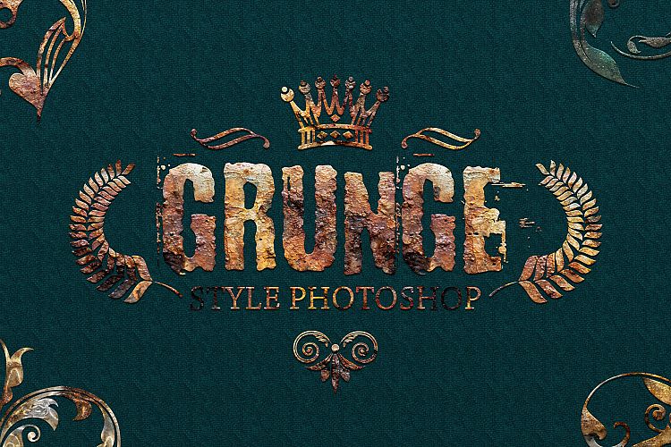 36 Grunge Style Photoshop V01