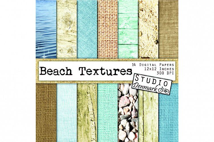 Beach Digital Paper - Beach Textures