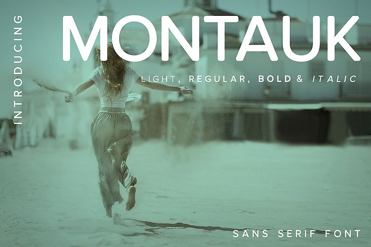 Montauk | Sans Serif Font Family