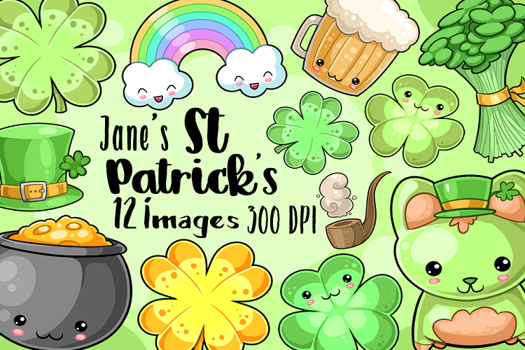Kawaii St. Patricks Day Clipart