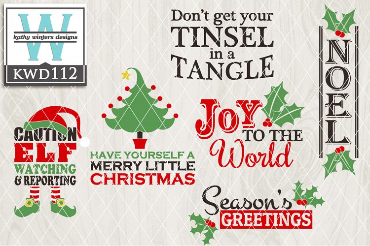 Christmas Cutting Files KWD112