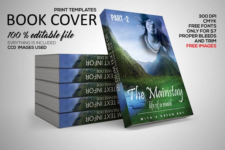 Story Book Cover Template