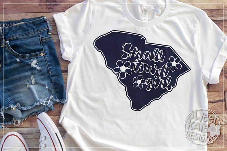 South Carolina Small Town Girl SVG DXF EPS PNG JPG