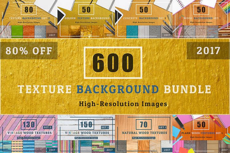 600 TEXTURE BACKGROUND BUNDLE