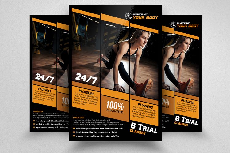 Health   Fitness Flyer Template
