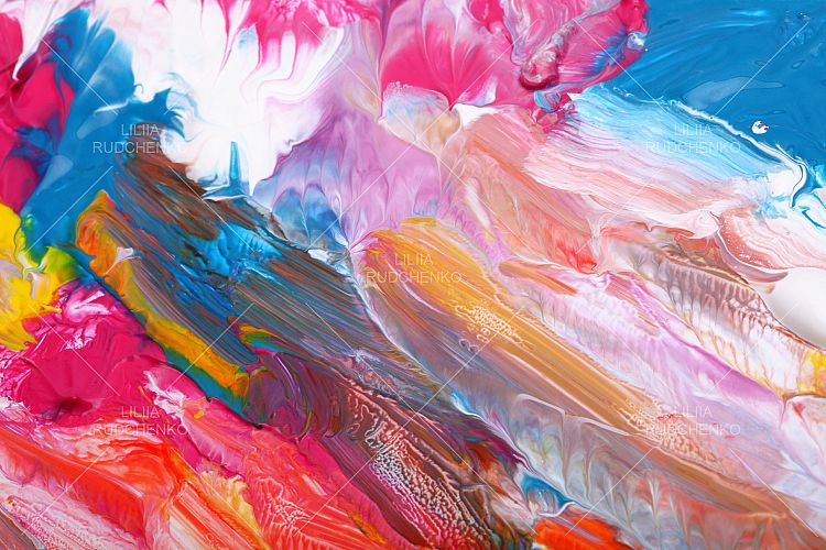 abstract acrylic and watercolor background