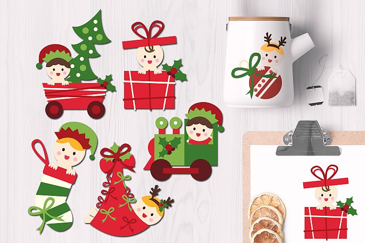 Christmas Baby Graphic Illustrations