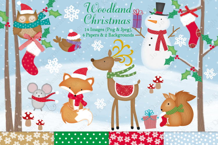 Christmas clipart, Christmas graphics & illustrations