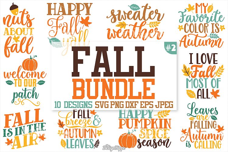 Fall sayings SVG Bundle, Autumn SVG Bundle, PNG, DXF, Cricut