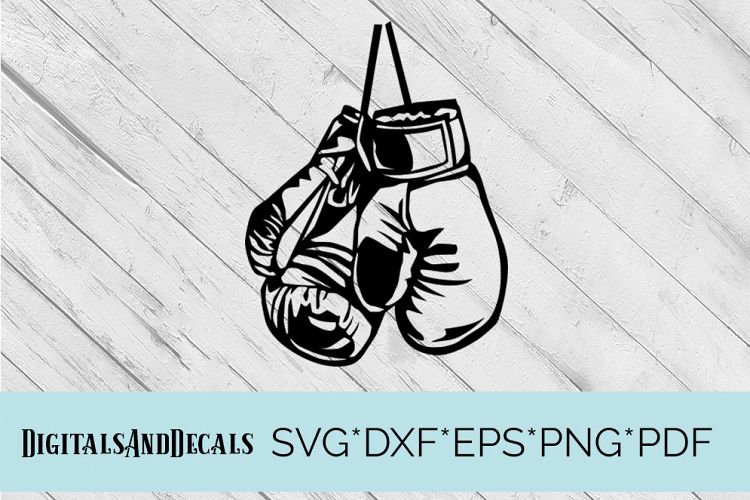 Boxing Gloves SVG Cutting File 