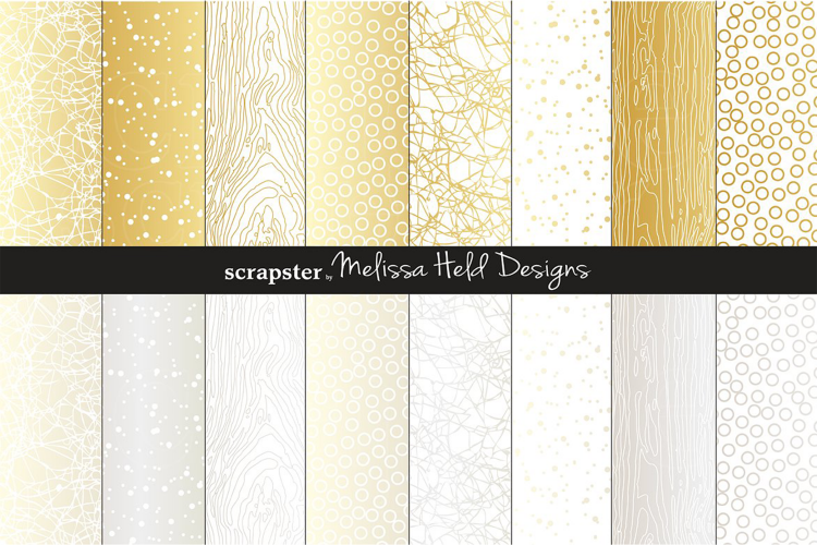 Silver   Gold Natural Textures