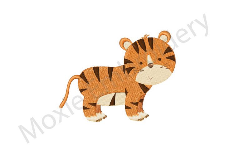 Tiger Embroidery Design