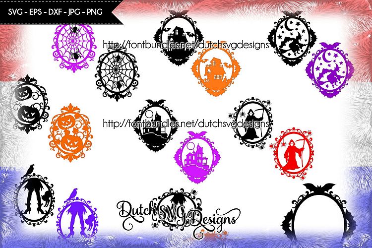 SPECIAL OFFER 9 Halloween frame cutting files for only 12 dollar!!! For Cricut & Silhouette, halloween svg, halloween cut file, frame svg