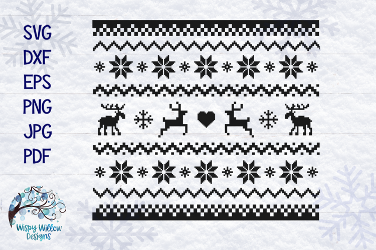 Christmas Sweater Svg Ugly Christmas Sweater Pattern Svg 404352 Svgs Design Bundles