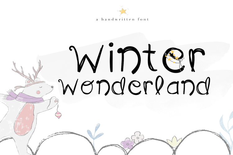 Winter Wonderland - A Fun Handwritten Font