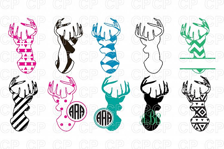 Download Deer Bundle SVG Cut Files, Hunting SVG, Deer Clipart ...