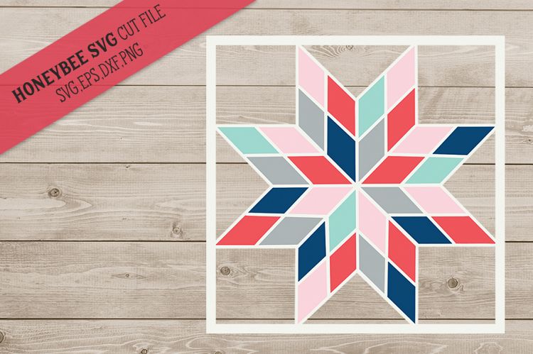Texas Star Barn Quilt SVG Cut File