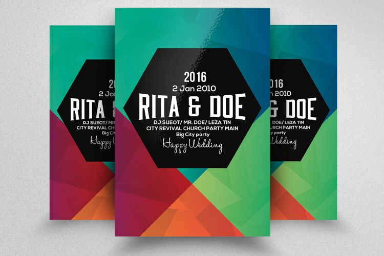 Wedding Invitation Flyer