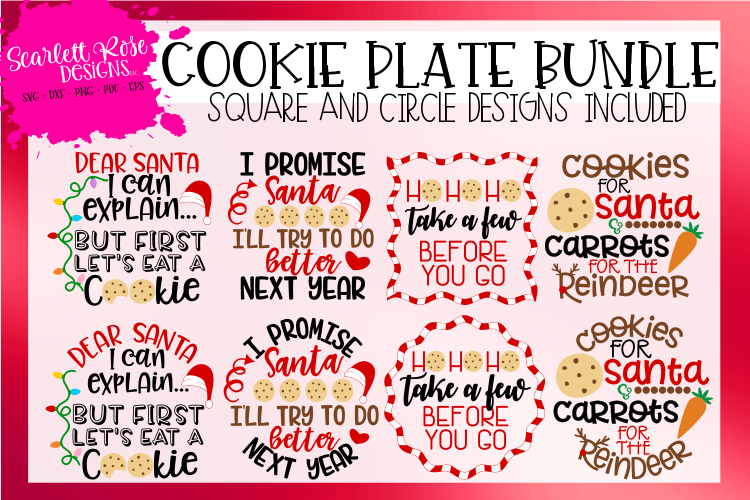 Christmas Cookie Plate Bundle
