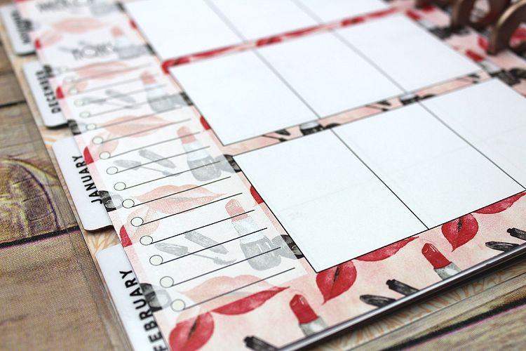 Happy Planner PRINTABLE, Weekly Insert Refill, Fashion Lips, Lipstick Planner, Printable, Planner Printable, 7 x 9.25, Mambi Happy Planner