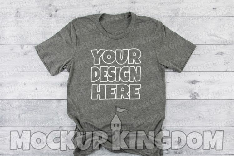Unisex Crew Neck Shirt Mockup, Bella Canvas Mockup