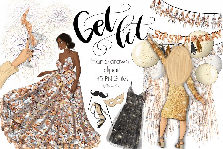 New Year Get Lit Design Kit