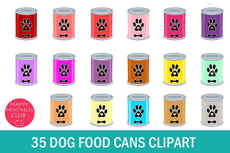35 Dog Food Can Clipart- Pet Food Can Clipart-Dog Food PNG