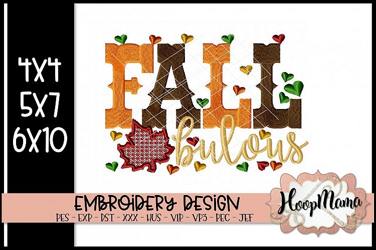 FALL Bulous- Thanksgiving Embroi