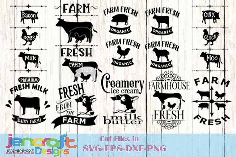 Cow SVG, Farm Sign Design, Farmhouse labels, Kitchen SVG