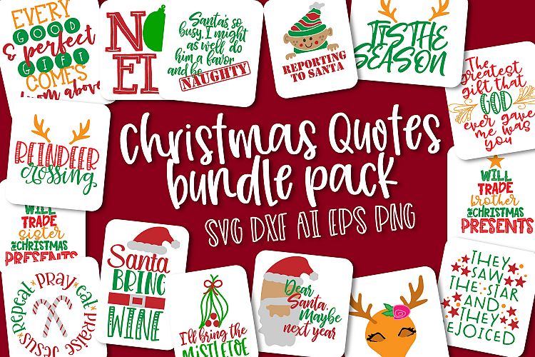 Christmas Bundle Pack - Quotes for Christmas