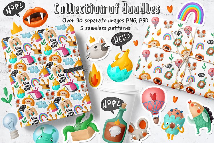 Collection of doodles