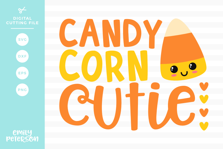 Candy Corn Cutie SVG DXF EPS PNG