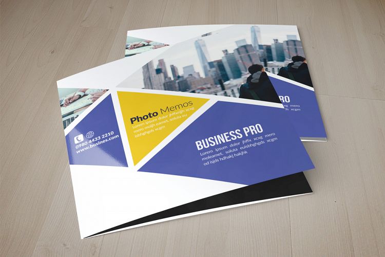 Professional Square Business Trifold Brochure